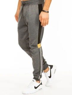 Pánské tmavě šedé tepláky FashionStreet UX2722