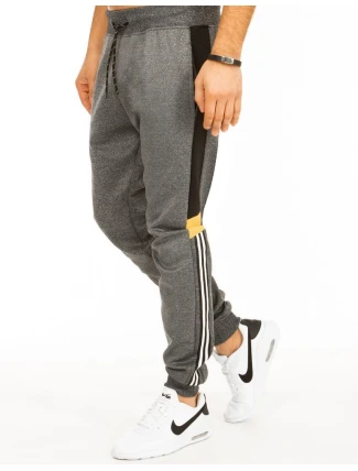 Pánské tmavě šedé tepláky FashionStreet UX2722