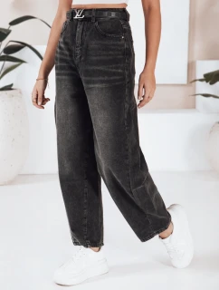 Dámské džíny balloon fit černé FashionStreet UY2743