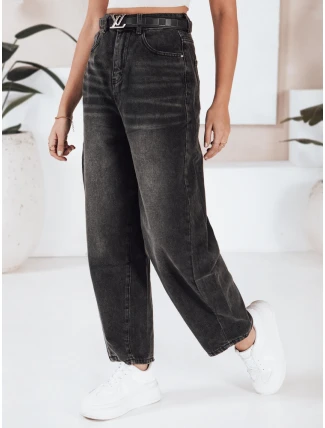 Dámské džíny balloon fit černé FashionStreet UY2743