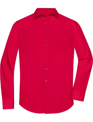 Daiber JN 678 Popelínová košile s dlouhým rukávem 02.0678 red Daiber JN 678 Popelínová košile s dlouhým rukávem 02.0678 red