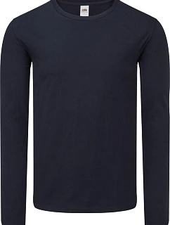 Fruit of the Loom Iconic 150 LSL T Tričko s dlouhým rukávem 16.1446 deep navy