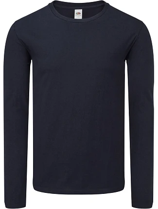 Fruit of the Loom Iconic 150 LSL T Tričko s dlouhým rukávem 16.1446 deep navy Fruit of the Loom Iconic 150 LSL T Tričko s dlouhým rukávem 16.1446 deep navy