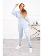 Dvoudílná souprava svetrů v modré barvě