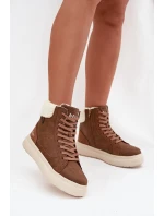 Dámské zimní boty s kožíškem Lee Cooper LCJ-25-01-3735 hnědé Dámské zimní boty s kožíškem Lee Cooper LCJ-25-01-3735 hnědé