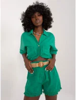 DHJ šortky SN 5536.34X zelená DHJ šortky SN 5536.34X zelená