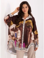 IT košile KS 18729.12 hnědá IT košile KS 18729.12 hnědá