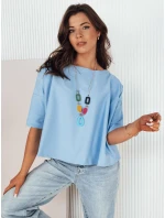 Dámská oversize halenka BULS modrá FashionStreet RY2506