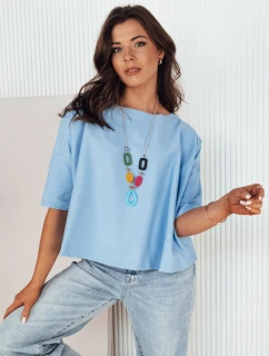 Dámská oversize halenka BULS modrá FashionStreet RY2506