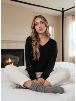 MONAVIA dámský svetr černý FashionStreet MY2399