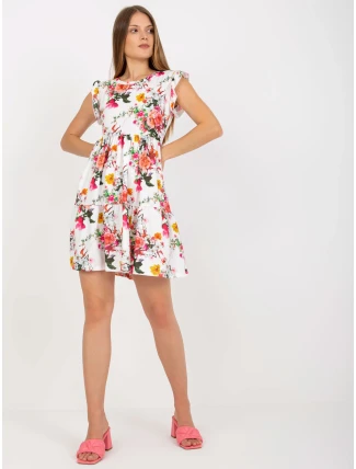 Dámské šaty RV SK 8020 bílé a červené Dámské šaty RV SK 8020 bílé a červené