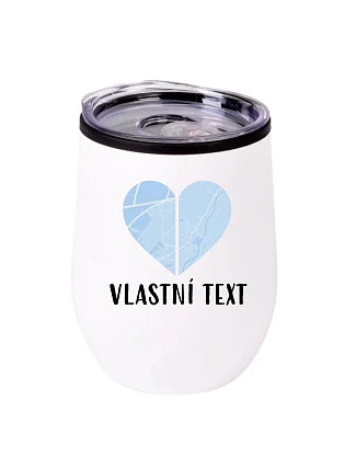Personalizovaný termohrnek "BOWL" - Dvě místa, jedno srdce Personalizovaný termohrnek "BOWL" - Dvě místa, jedno srdce