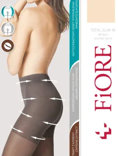Fiore Total Slim 40 den M5207 barva:světlá přírodní