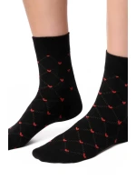 Dámské vzorované ponožky 099
