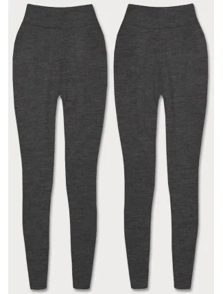 Tmavě šedé hrubší bavlněné legíny (YW01002-A2) Tmavě šedé hrubší bavlněné legíny (YW01002-A2)