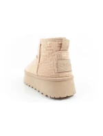 Lee Cooper snow boots women winter fashion fur insulated boots beige dámské