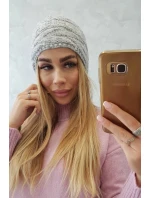 Fleecová čepice Edyta K298 šedá Fleecová čepice Edyta K298 šedá