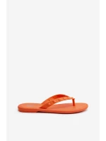 Ploché Pružné Sandály Japonské Dámské ZAXY JJ285254 Oranžové