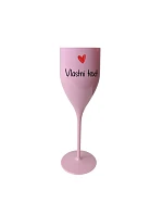Vlastní text na nerozbitnou prosecco sklenici Vlastní text na nerozbitnou prosecco sklenici