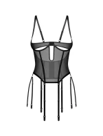 Dámský sexy korzet Euphori černý - Obsessive