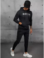 FashionStreet černá pánská tepláková souprava AX0694