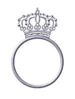 rámeček k výšivce monogramu Erb jednoduchý rámeček k výšivce monogramu Erb jednoduchý