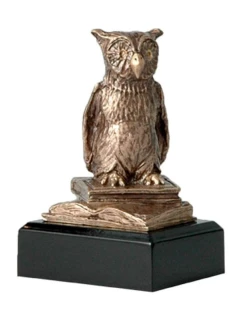 Školní odlévaná figurka - sova - věda RTY630/BR