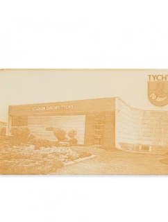 Dřevěný magnet GKS Tychy