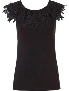 Dámský plážový top 46201-122-1 černý - Pastunette