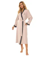 L&L 2505 dlouhý dámský viskózový župan M-2XL L&L 2505 dlouhý dámský viskózový župan M-2XL