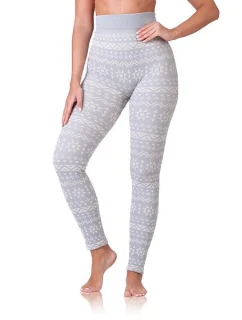 Dámské zimní legíny RELAX & GO CUDDLE LEGGINGS - BELLINDA - šedá