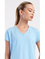Dámská noční košile s krátkým rukávem Sandra Dámská noční košile s krátkým rukávem Sandra