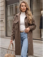 Dlouhý dámský kabát z ovčí kůže Fango FashionStreet NY0803 Dlouhý dámský kabát z ovčí kůže Fango FashionStreet NY0803