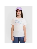 Dívčí tričko s potiskem 4F 4FJWSS25TTSHF1854-11S Dívčí tričko s potiskem 4F 4FJWSS25TTSHF1854-11S