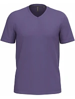 Kariban K 357 Pánské tričko s výstřihem do V 20.K357 purple