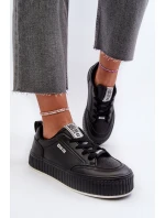 Dámské tenisky na platformě Big Star NN274255 černé Dámské tenisky na platformě Big Star NN274255 černé