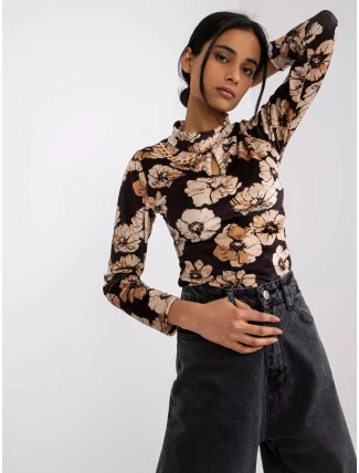 Halenka DHJ BZ 6291.56P černá a béžová