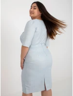 Sukně LK SD 506697.95 světle modrá Sukně LK SD 506697.95 světle modrá