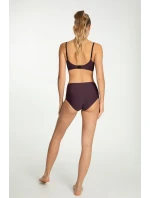 Tmavě švestkový jednoduchý maxi spodní díl - Julimex