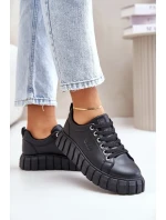 Zateplené Dámské Tenisky Big Star Černé