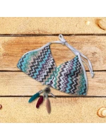 Vrchní díl plavek B8822 modrá-mix - Selmark