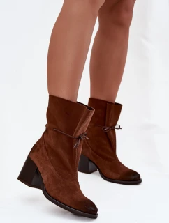 Boty na podpatku  model 220703 Step in style