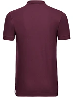 Russell Athletic 566M Pánské elastické piqué polo 10.566M burgundy Russell Athletic 566M Pánské elastické piqué polo 10.566M burgundy