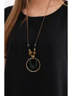 Šaty s kapsami a přívěskem Černý