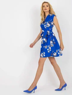 Dámské šaty LK SK 508939 kobaltově modré