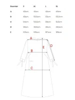S393 Šaty áčkového střihu se zavazovacími rukávy - světle modré S393 Šaty áčkového střihu se zavazovacími rukávy - světle modré
