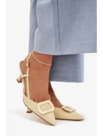 Sandály na podpatku  model 225206 Step in style