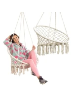 Závěsná sedačka 80x60 cm ECRU