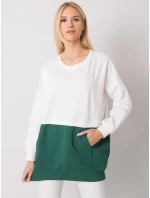 Halenka RV BL 7197.89P bílá zelená Halenka RV BL 7197.89P bílá zelená