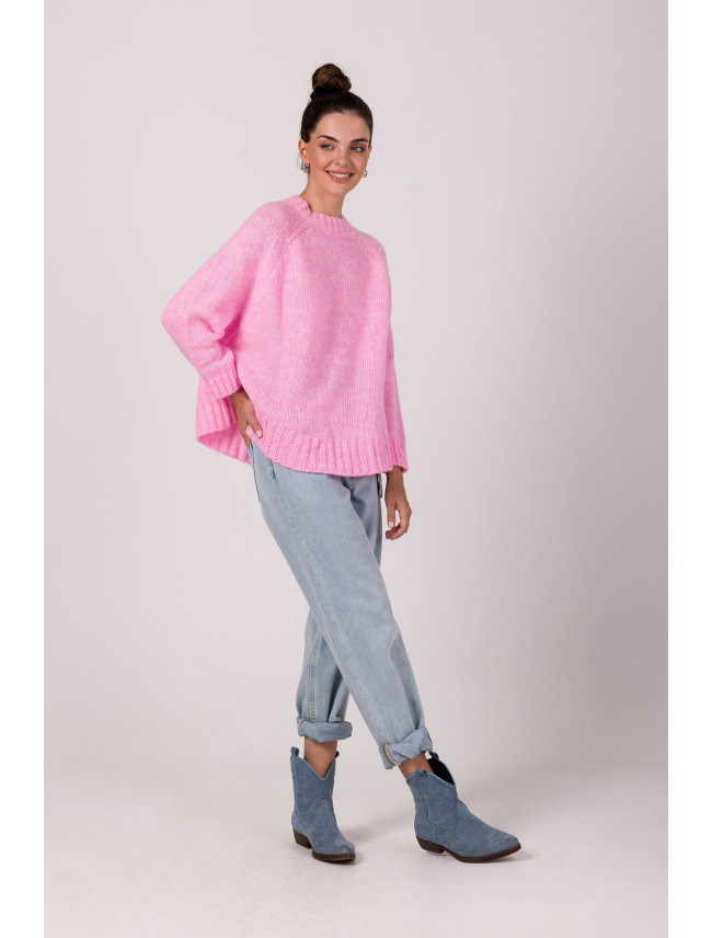 Pletený svetr BeWear BK105 Pink